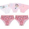 BlueY Mutande Bambina, Comodo Traspirante Slip Cotone 5 Pacco - Regalo Ragazza (4-5 Anni, Rosa/Bianco)