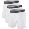 Separatec Mutande Boxer Uomo Doppia Tasca Indipendente Elastico Boxers Lunghi bambù Traspirante Morbido 35mm Cintura Senza Cuciture Intimo Pantaloncini Multipack