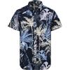 Jack & Jones Jjhawaii AOP Shirt SS, Sky Captain, L Uomini, Sky Captain, L