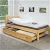 Dmora Cassettiera Augsburg 199x22x94h cm Marrone Rovere Un Cassetto Apertura Scorrevole, Chiusura Scorrevole