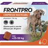BOEHRINGER FRONTPRO CANE (6 cpr) 25-50 kg - Difesa Contro Le Pulci