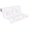A.S. Création Kinderzimmertapete Little Love Tapete mit Blumen floral PVC-freie Vliestapete lila rosa weiß beige seidenmatt glatt 381181