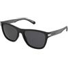 Polaroid PLD 2138/S O6W/M9 | Occhiali da Sole Graduati o Non Graduati | Prova Online | Unisex | Plastica | Quadrati | Nero | Adrialenti