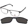 Carrera CA 8921/C V6D/M9 | Occhiali da Vista con Clip da Sole | Prova Online | Metallo | Rettangolari | Rutenio | Adrialenti