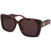 Gucci GG2118SA 002 | Occhiali da Sole Graduati o Non Graduati | Prova Online | Plastica | Oversize | Marrone, Havana | Adrialenti