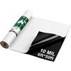 VEVOR Telo Plastica 0,25 mm in Polietilene da 1,83 x 15,24 m Pacciamatura, Copertura Protettiva Spessa Senza Fori, Colore Bianco e Nero, per Vespaio Imbianchini Diserbo Giardino Protezione da Erbacce