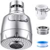 Vinabo Rompigetto Rubinetto Cucina, Aeratore 360° 2 Modalità