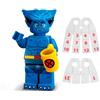 LEGO Marvel Series 2 Minifigure: Bestia Minifigura con LEGO Calendar Man Mantelli - Supereroi 71039