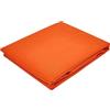 Miracle Home. Federa, Morbida e Confortevole, 50% Cotone, 50% Poliestere. Letto 150. Arancia