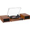 Udreamer Giradischi con 2 Altoparlanti Stereo Doppi Giradischi Vintage Bluetooth