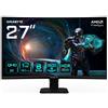 GIGABYTE GS27QCA 27 QHD Monitor Gaming Curvo - 2560 x 1440, 180Hz, 1ms, 250 cd/m