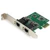 Startech NIC GIGABIT PCIE -2 PORTE RJ45