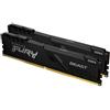 Kingston Technology FURY Beast 16GB 3600MT/s DDR4 CL17 DIMM [Kit da 2] Black (Ki