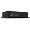 Lindy 43094 hub di interfaccia USB 3.2 Gen 2 [3.1 Gen 2] Type-C 10000 Mbit/s Ner