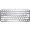 Logitech MX Keys Mini Tastiera Illuminata Wireless (Grigio chiaro) | Minimal, Co