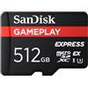 SanDisk GamePlay Express microSD 512GB UHS-I Classe 10 (SanDisk GamePlay - Sched