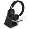 Jabra EVOLVE265 LINK380C MS DUO BK W/ST