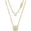 Michael Kors - Collana da donna in argento sterling tono oro premium MKC1591AN710
