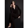 LORMAR PIGIAMA DONNA APERTO MANICA LUNGA COU654384 NERO