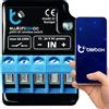 BleBox switchBoxDC - interruttore wireless 12 - 24V DC - protocollo radio µWiFi blebox: WiFI ( W-LAN ), codice articolo: switchBoxDC