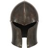 Syfax Elmo da Cavaliere Medievale Antico LARP in Acciaio Argento