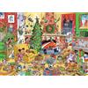 Cobble Hill Puzzle della famiglia COBBLE HILL Catching Santa 350 pezzi