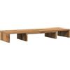 Syfax Supporto Monitor Regolabile Rovere 80x24x10,5 cm in Truciolato