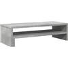 Syfax Supporto per Monitor Grigio Cemento 54x22x15 cm in Truciolato
