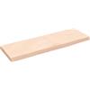 vidaXL Ripiano a Parete 60x20x2 cm Legno Massello Rovere Non Trattato