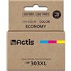 ACTIS Cartuccia Actis KH-303CR per Hp 18ml 415 pagine Ciano Magenta Giallo [KH-303CR]