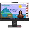 Lenovo Monitor Lcd 23.8'' Lenovo ThinkVision T24D-4v IPS Full HD 1920x1080 120Hz 4ms VoIP Webcam 5MP Classe D Nero