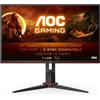 AOC Gaming 27G2U - Monitor FHD da 27 pollici, 144Hz, 1ms, IPS, AMD FreeSync, regolazione altezza, altoparlanti, hub USB, (1920x1080 a 144 Hz 250 cd/m², HDMI/DP/VGA/USB 3.0)