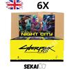 CYBERPUNK TCG WELCOME TO NIGHT CITY RETAIL SEALED CASE 6x BOOSTER BOX ENGLISH