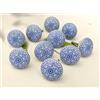 ARTISNO Pomelli in ceramica colorati blu per mobili da cucina, armadietti da bagno, cassettiera, cassettiera, fatti a mano, set di 10