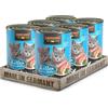Leonardo Cibo umido [6x400g Kitten] | Cibo umido senza cereali per gatti | Alimento completo umido in lattina