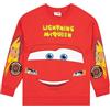 Disney Cars Felpa Bambino | Saetta McQueen Maglione Bambino | Rosso 7-8 Ans
