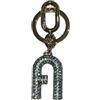 Furla Portachiavi 1927 charm monogram strass WR00537 9AS000 2675S gold+ azzurrite