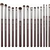 Jessup Set di pennelli professionali per sopracciglia Jessup T499, 15 pezzi