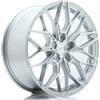 Jr Wheels Un cerchio JR Wheels JR46 18x8 ET20-45 5H CUSTOM Argento w/ Faccia lavorata