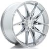 Jr Wheels Un cerchio JR Wheels JR44 18x8 ET20-42 5H CUSTOM Argento w/ Faccia lavorata