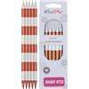 KnitPro Ferri da maglia: doppia punta, metallo, Sienna, 7 mm
