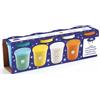 DJECO 4 Tubs of Play Dough 4 pz