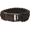 Bushcraft BCB Paracord Bracelet (Plastic Buckle) - Black