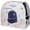 Mustela Zaino Borsa 2024 1 Mustela Detergente Delicato 200 Ml + 1 Pasta Cambio 50 Ml + 1 Fluido S/r 300 Ml + 1 Hydra Bebe' Crema Viso 40 Ml