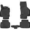 Walser Tappetini in Gomma per Auto XTR su Misura Compatibile con VW Passat (B8), 08/2014-2023, Tappetini Auto Antiscivolo, Protezione vano Piedi
