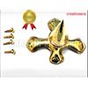 Punta lunga in ottone con base per elmetto tedesco in pelle piccone regalo se...