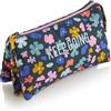 Miquelrius - Astuccio scolastico, portapenne triplo, realizzato con bottiglie riciclate, chiusura zip, organizza il tuo materiale scolastico per il ritorno a scuola, Spring Night, multicolore