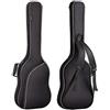 CAHAYA Borsa per Basso Elettrico Elettrico: Custodia per Basso con Imbottitura di 8mm Borse per Basso di 43 Pollici con Ampia Tasca Frontale per Spartiti o Libri Musicali Nero