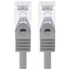 1aTTack.de® Cavo ethernet Gigabit categoria 7 con plug RJ45 categoria 6a (doppia schermatura), 500 MHz Grigio / 1 pz 10 m