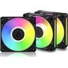 ARCTIC BioniX P12 A-RGB confezione da 3, ventole PWM 120 mm, Daisy Chain